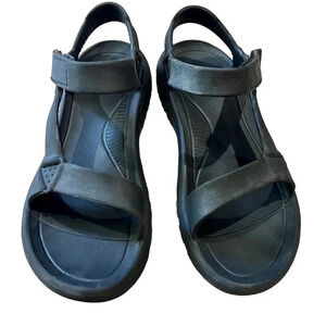 Teva Hurricane Drift Sandals Black Unisex Size 11W/9M Outdoor Casual